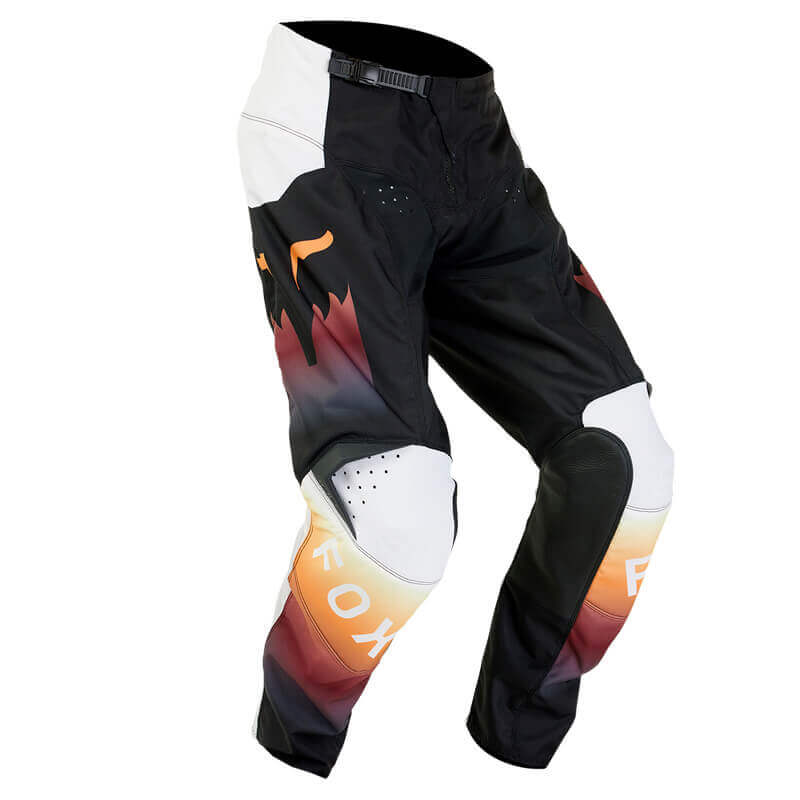 pantalon enfant fox racing 180 flora noir orange 2024