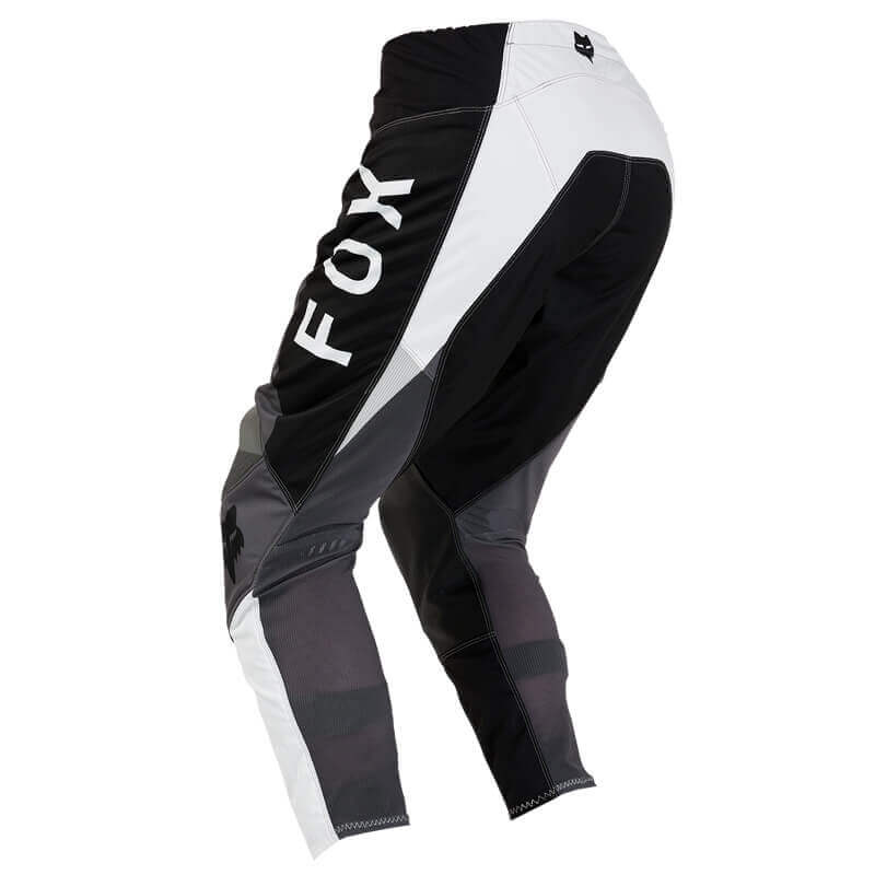 pantalon enfant fox racing 180 nitro blanc noir 2024 cross