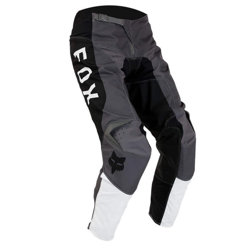 pantalon enfant fox racing 180 nitro blanc noir 2024