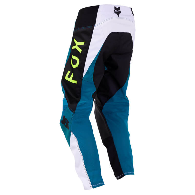 pantalon enfant fox racing 180 nitro bleu vert 2024 cross mx