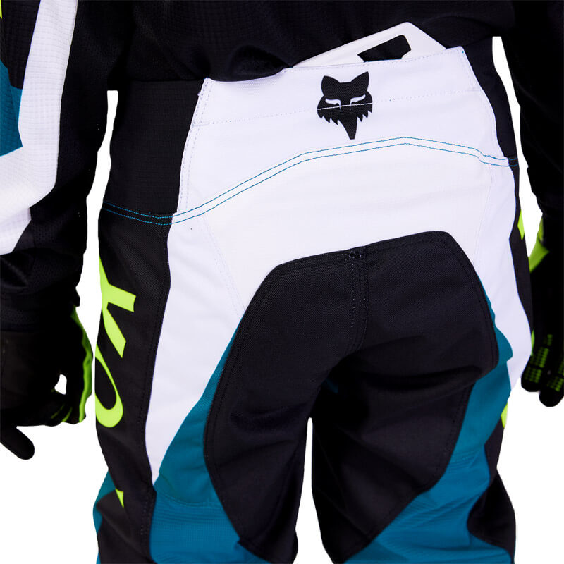 pantalon enfant fox racing 180 nitro bleu vert 2024 tt