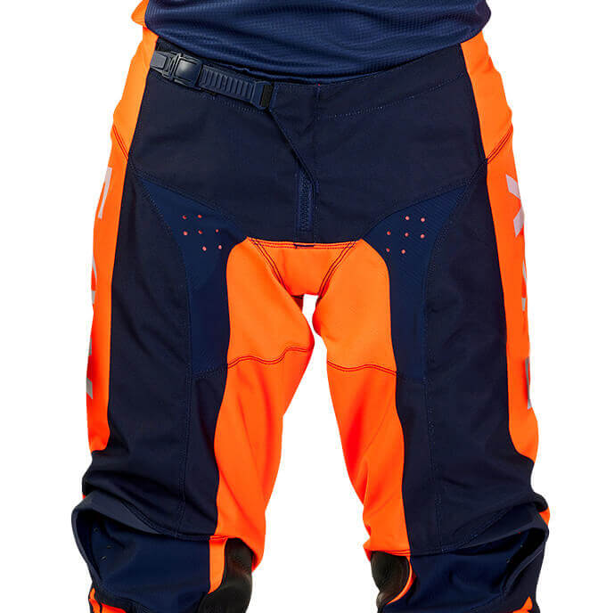 pantalon enfant fox racing 180 nitro navy orange 2024 mx