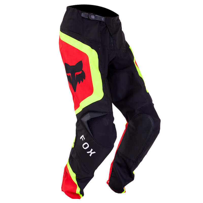 pantalon enfant fox racing ballast noir rouge 2024