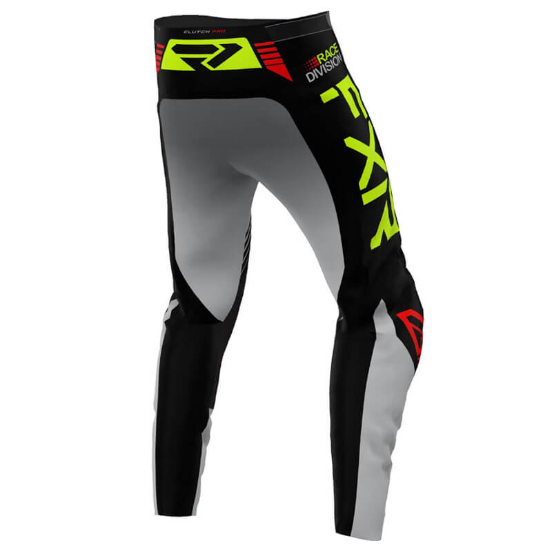 pantalon enfant fxr racing clutch pro gris 2023 cross