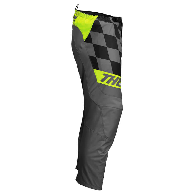 pantalon enfant thor mx sector birdrock gris 2022 cross