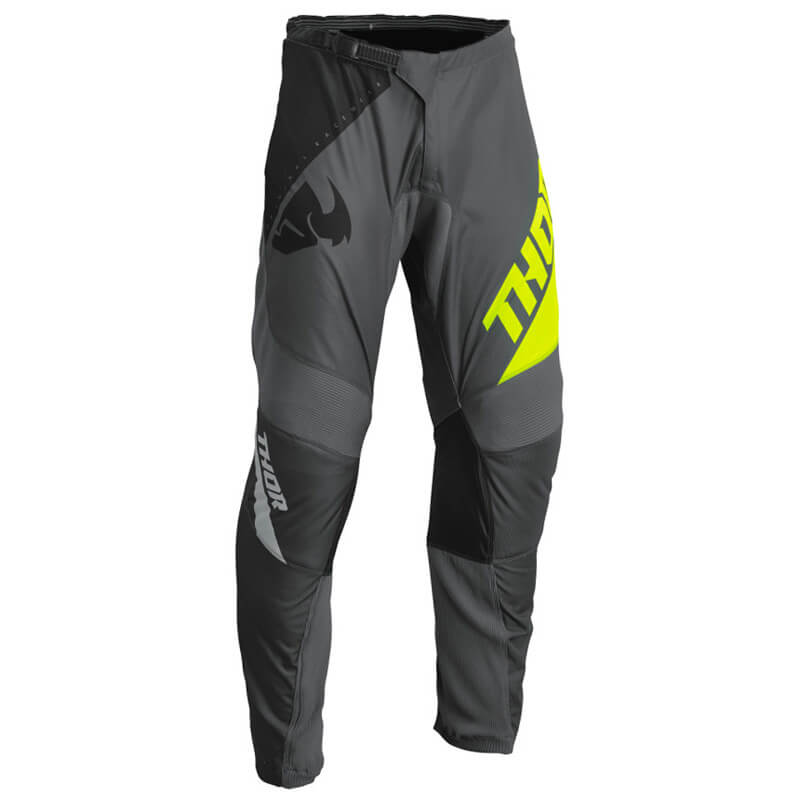 pantalon enfant thor mx sector edge gris 2023 sx