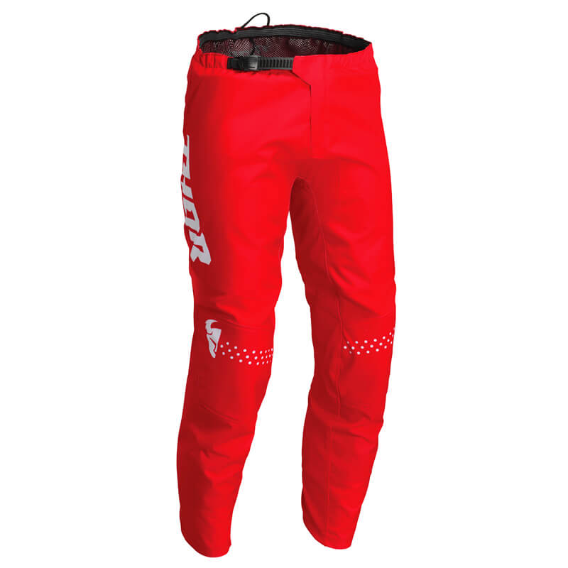 pantalon enfant thor mx sector minimal rouge 2022 mx