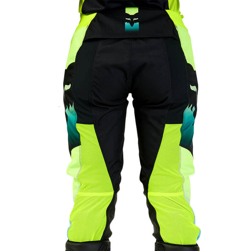 pantalon femme fox racing 180 flora jaune 2024 aere