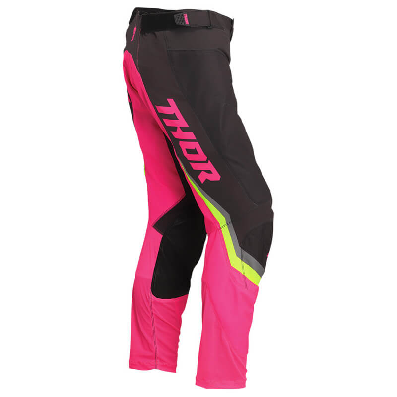 pantalon femme thor mx pulse rev rose fluo 2022 enduro