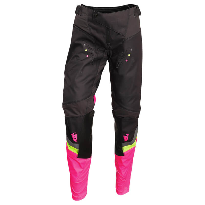 pantalon femme thor mx pulse rev rose fluo 2022