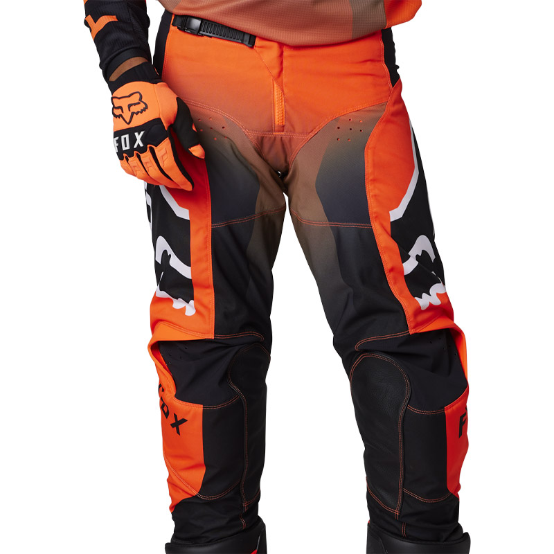 pantalon fox 180 leed 2023 orange fluo motocross