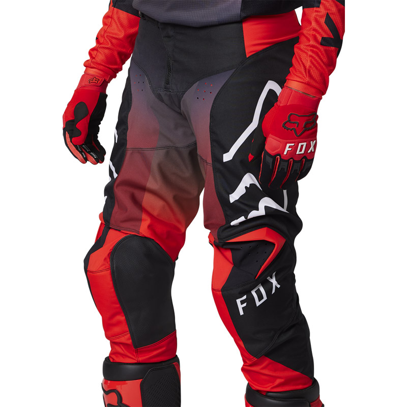 pantalon fox 180 leed 2023 rouge fluo motocross