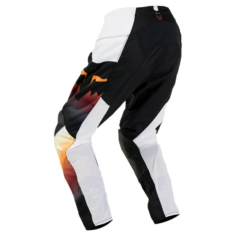 pantalon fox racing 180 flora noir orange 2024 motocross mx