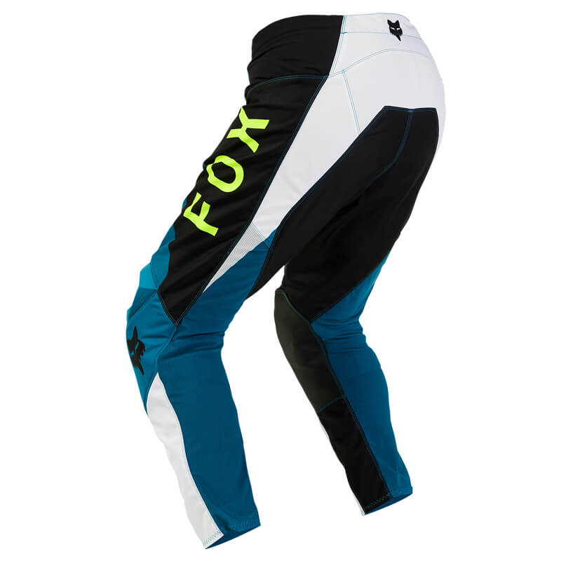 pantalon fox racing 180 nitro bleu vert 2024 cross mx