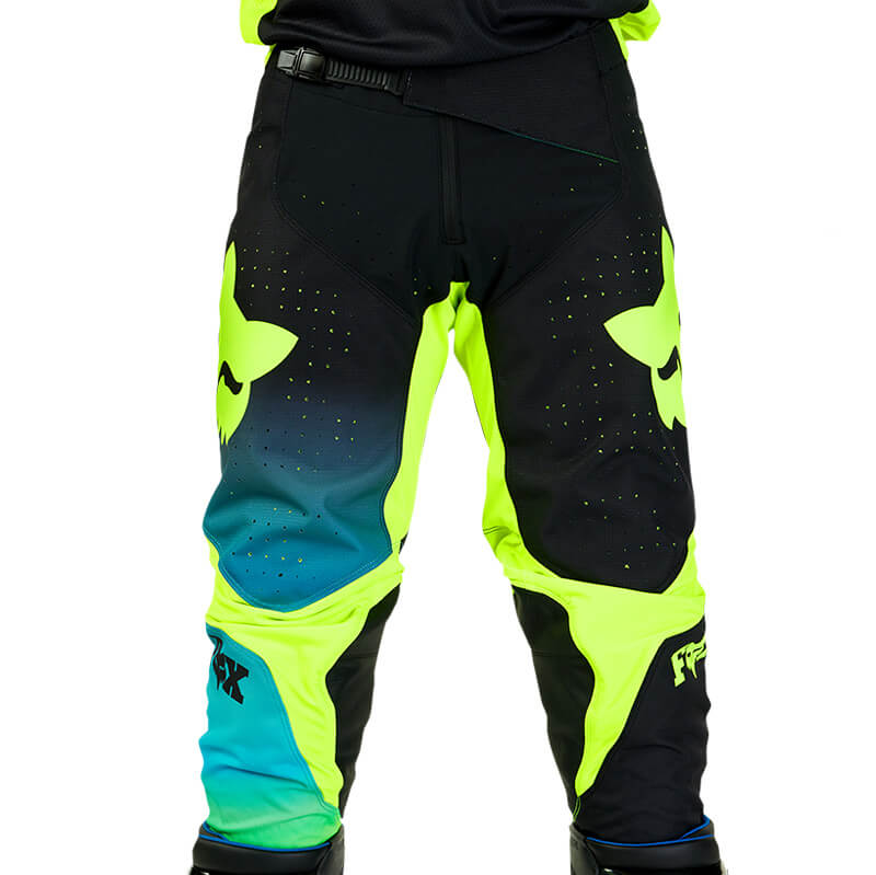 pantalon fox racing 360 streak noir jaune 2023 cross