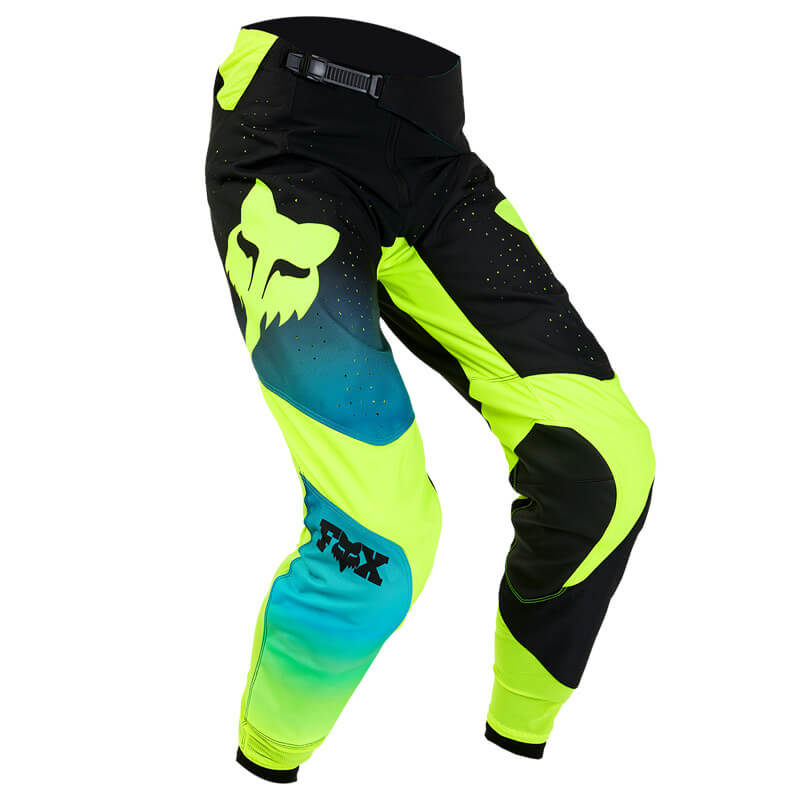 pantalon fox racing 360 streak noir jaune 2023