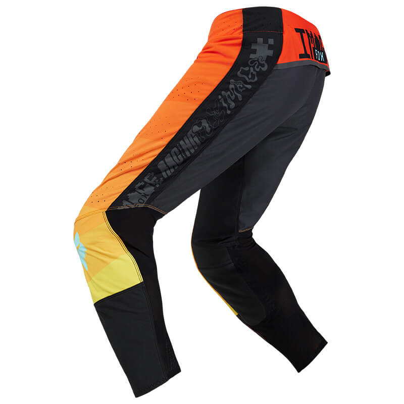 pantalon fox racing flexair grid gris orange 2025 cross mx