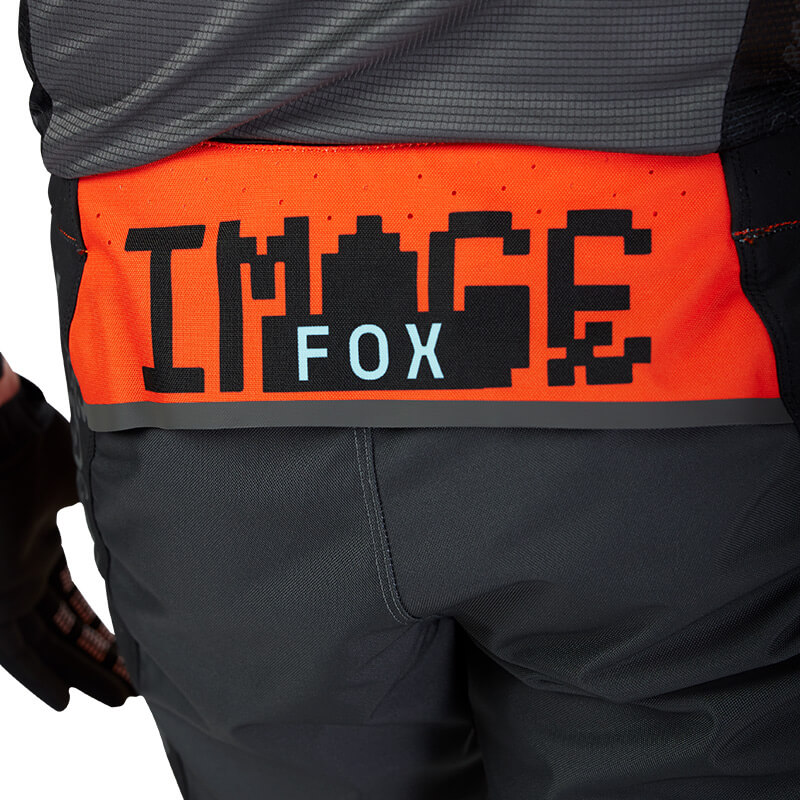pantalon fox racing flexair grid gris orange 2025 image