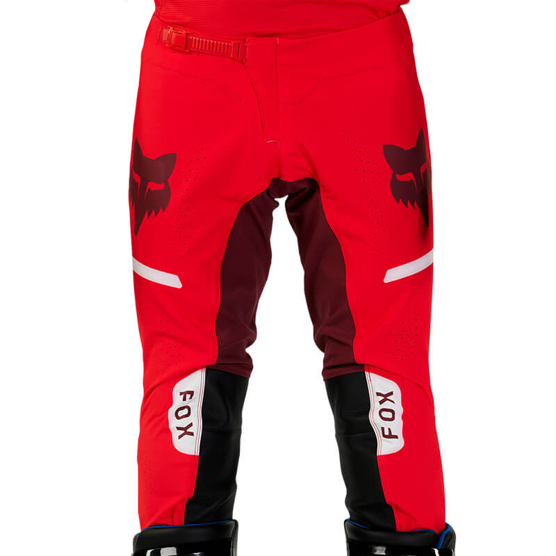 pantalon fox racing flexair optical rouge 2023 motocross mx