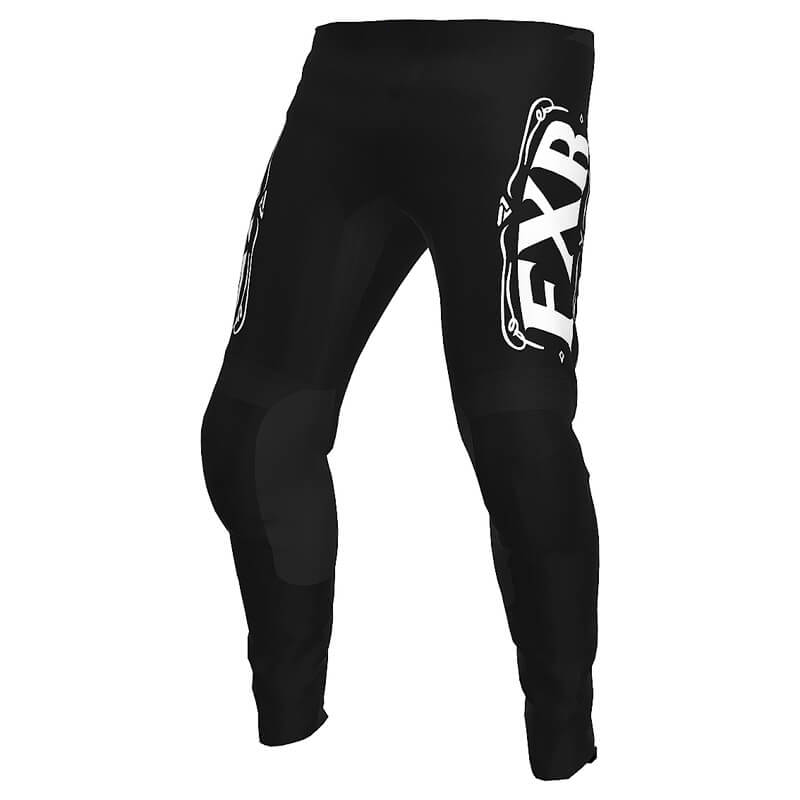 pantalon fxr racing clutch noir blanc 2023