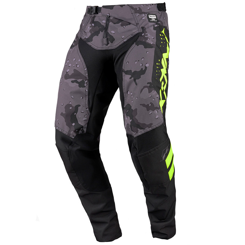 pantalon kenny force race jaune camo 27