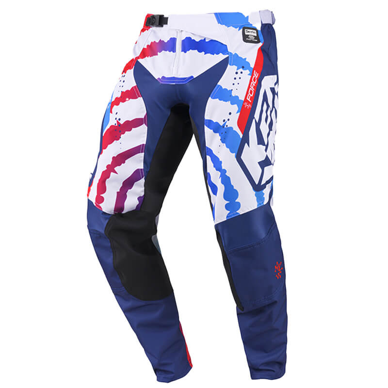 pantalon kenny force spiral bleu blanc 27