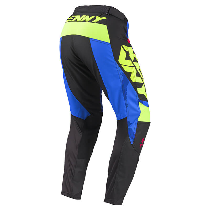 pantalon kenny force spiral bleu jaune 27 cross