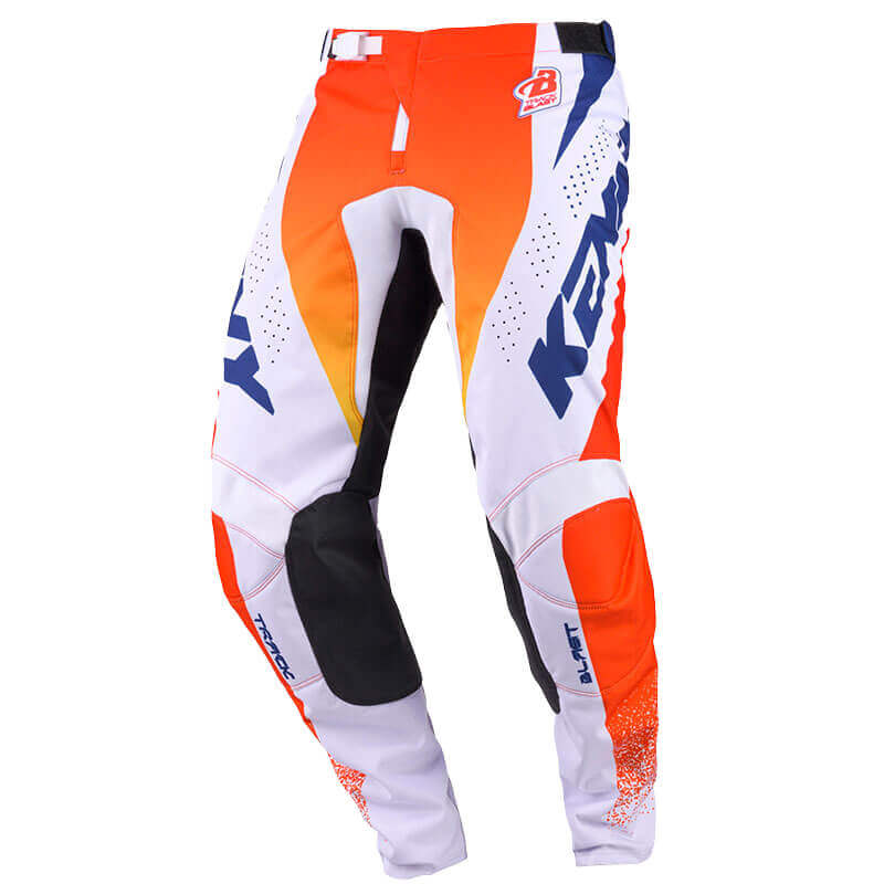 pantalon kenny track blast orange blanc 27