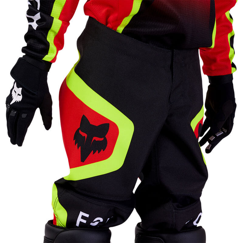 pantalon kid fox racing ballast noir rouge 2024 tt mx