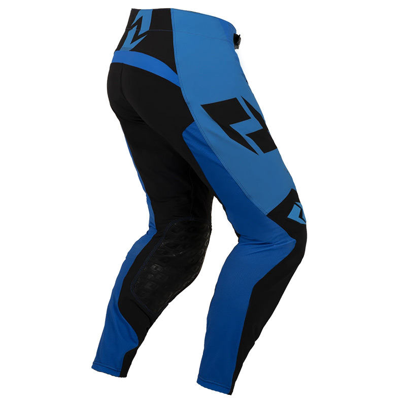 pantalon one industries blox bleu moto