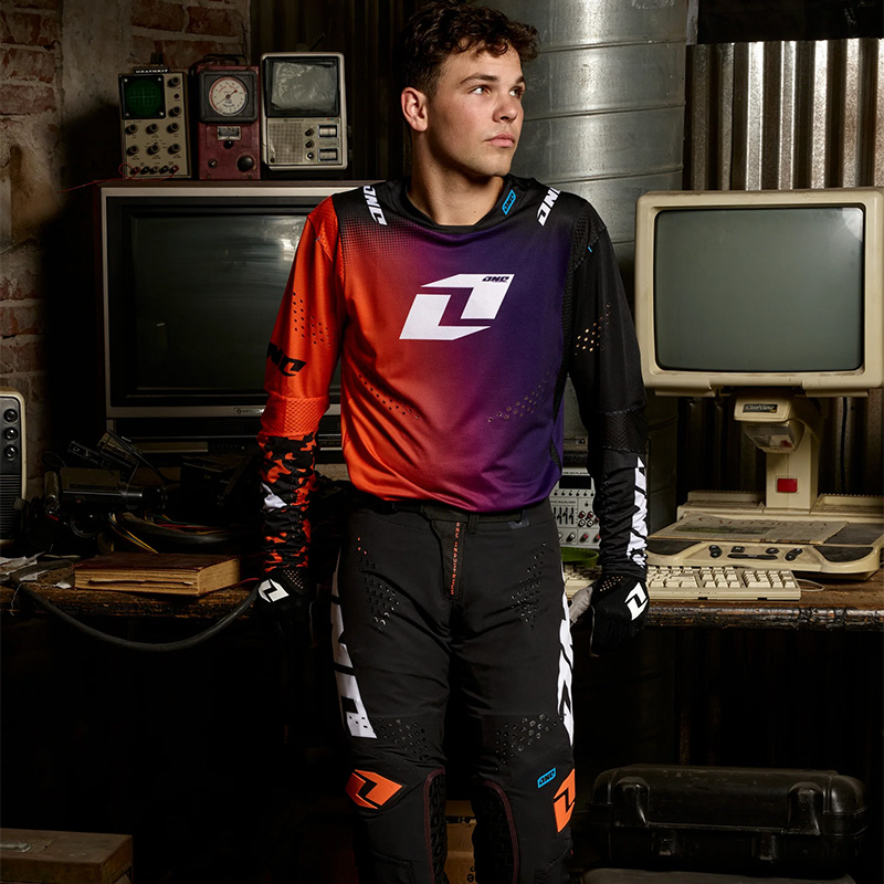 pantalon one industries daze orange cross