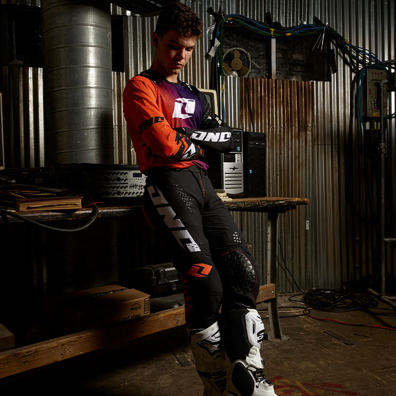 pantalon one industries daze orange enduro