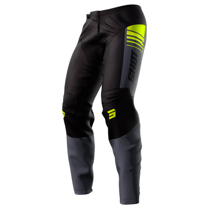 pantalon shot devo peak 2023 gris jaune mx