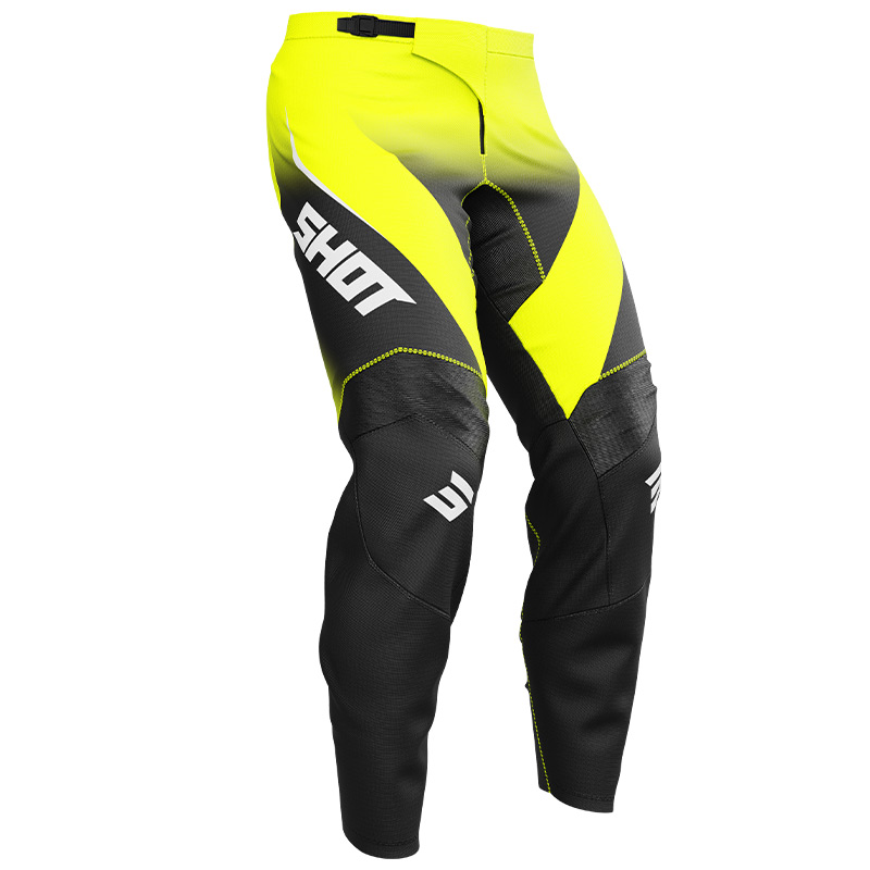 pantalon shot draw clash neon jaune mx