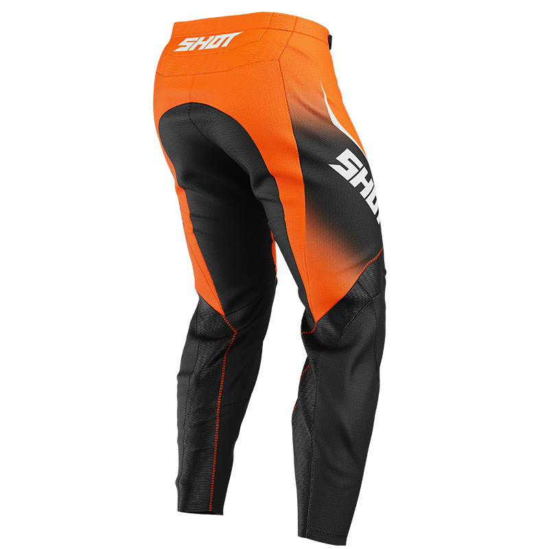 pantalon shot draw clash orange moto