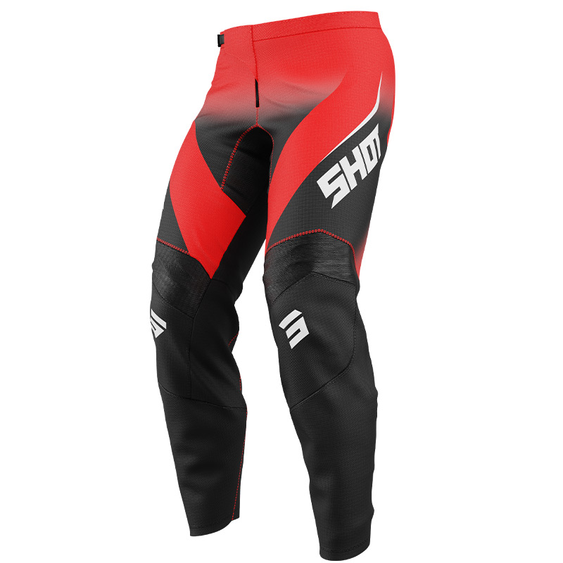 pantalon shot draw clash rouge