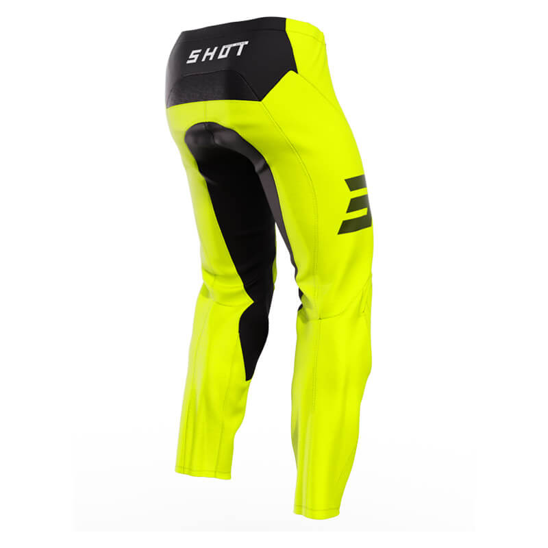 pantalon shot raw escape 2023 jaune motocross