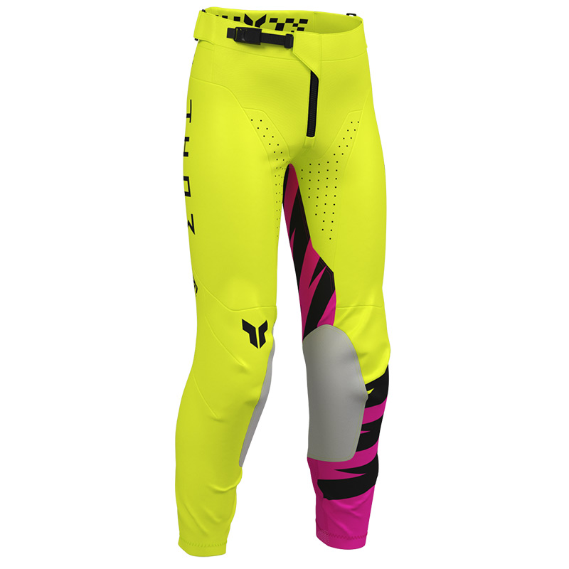 pantalon thor mx 27 enfant launchmode shockie jaune rose