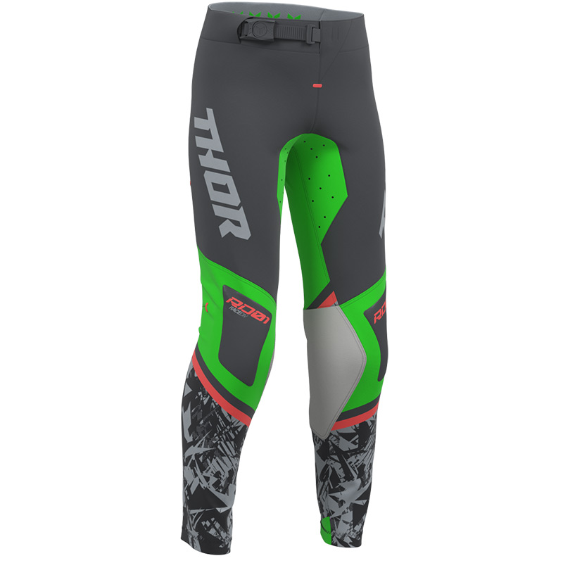 pantalon thor mx 27 enfant sportmode punkd vert gris