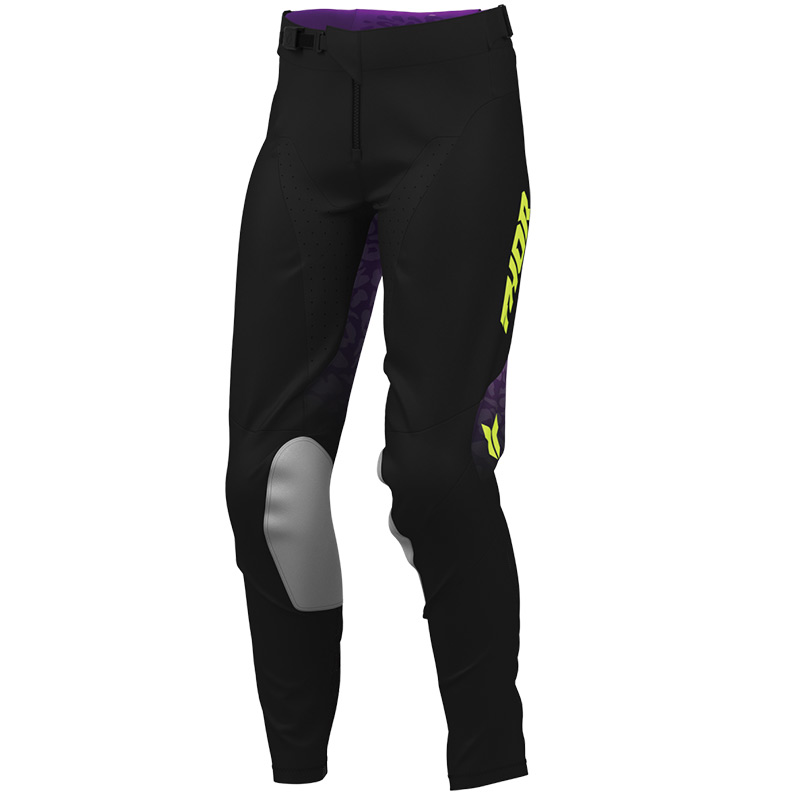 pantalon thor mx 27 femme launchmode spotted noir violet cross