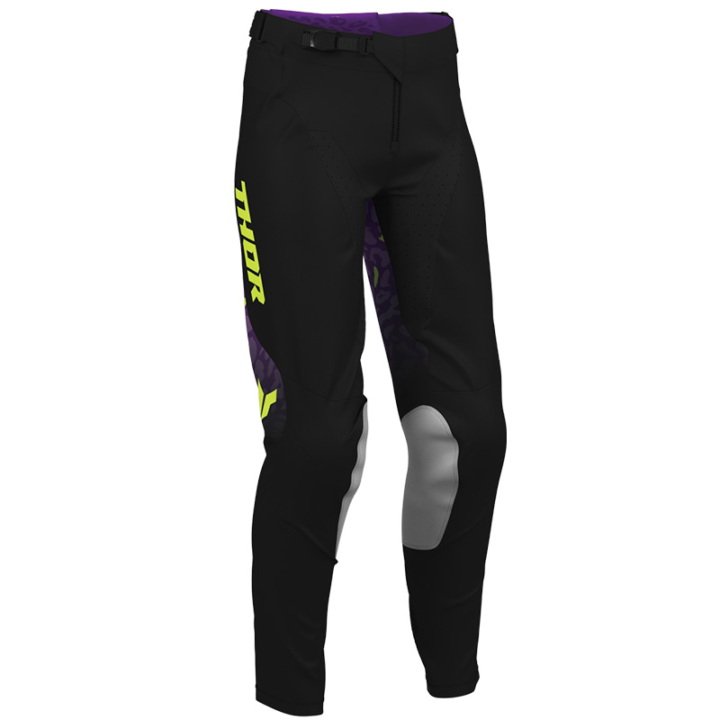 pantalon thor mx 27 femme launchmode spotted noir violet