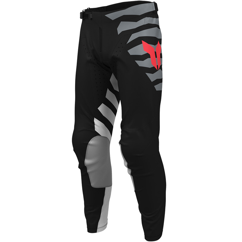 pantalon thor mx 27 launchmode shredder noir blanc cross