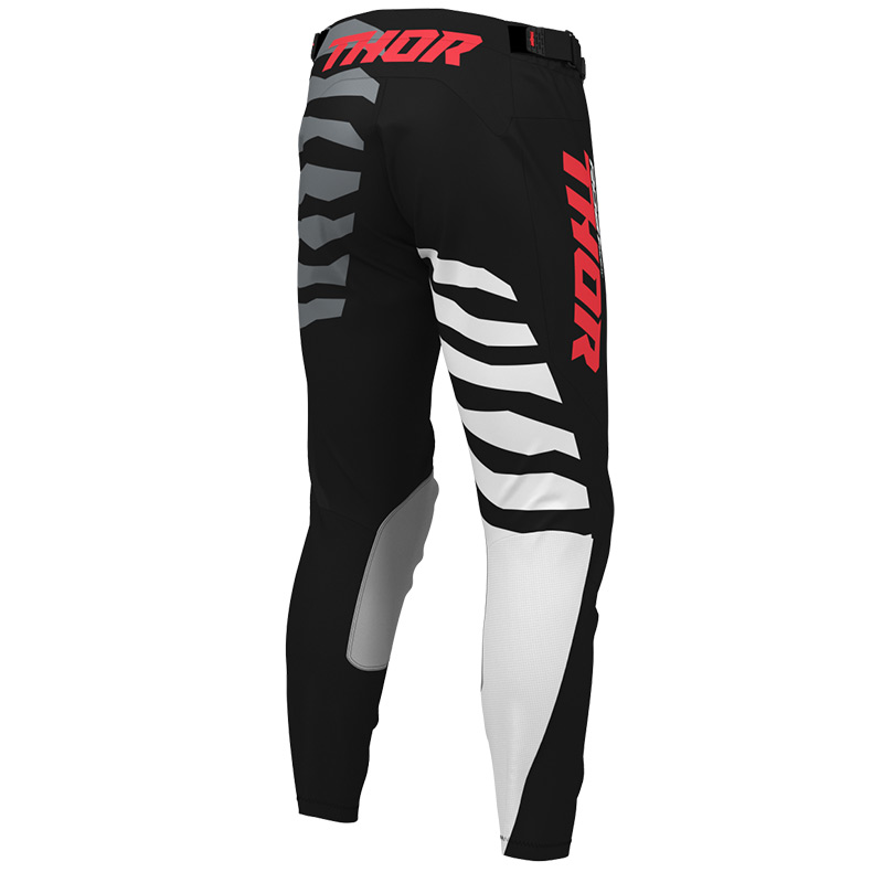 pantalon thor mx 27 launchmode shredder noir blanc mx