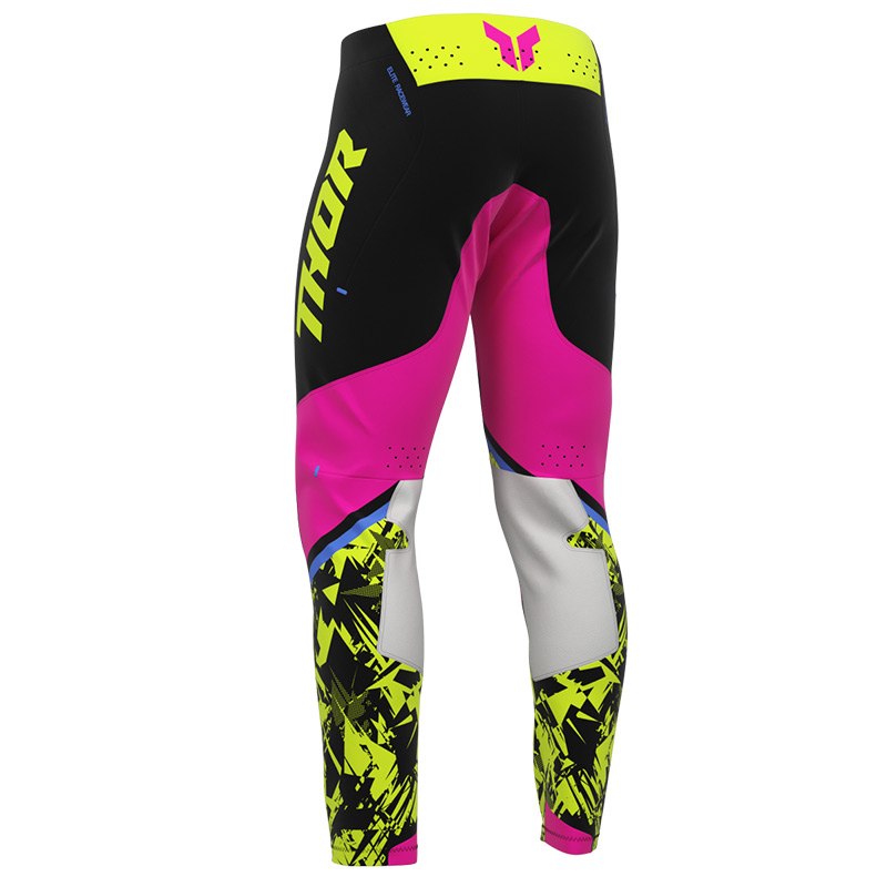 pantalon thor mx 27 sportmode punkd noir rose moto