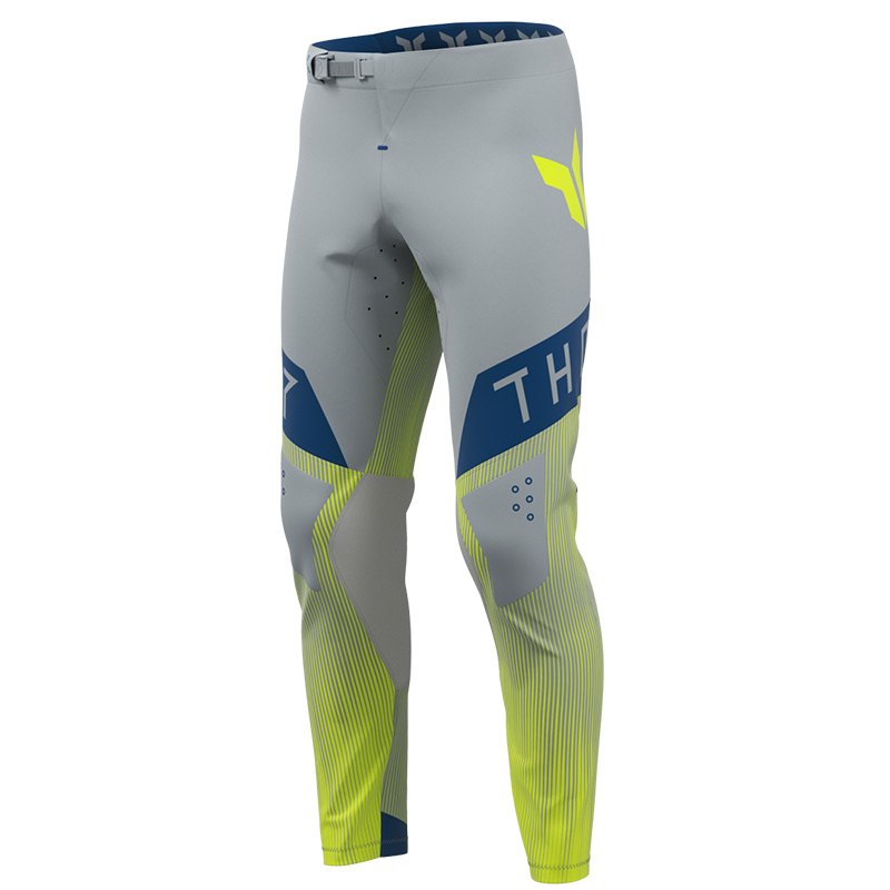pantalon thor mx 27 sportmode vanish gris jaune cross
