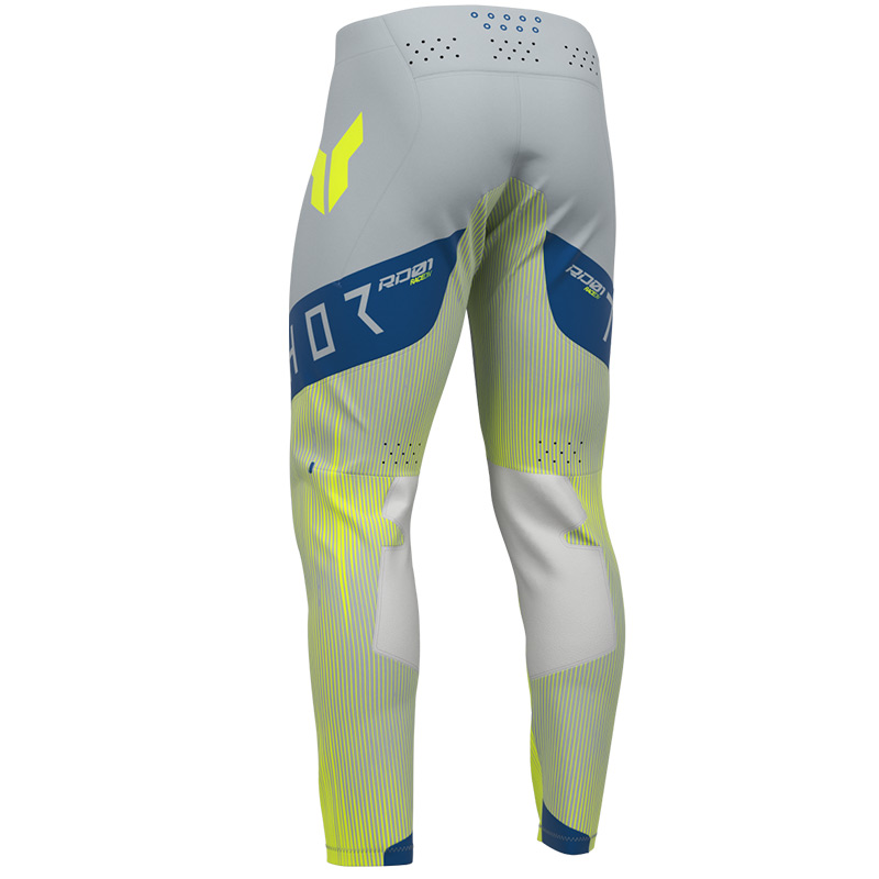 pantalon thor mx 27 sportmode vanish gris jaune moto