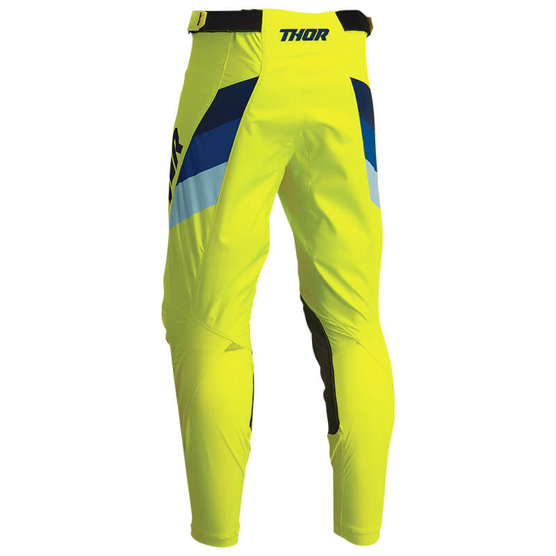 pantalon thor pulse tactic 2023 jaune fluo moto