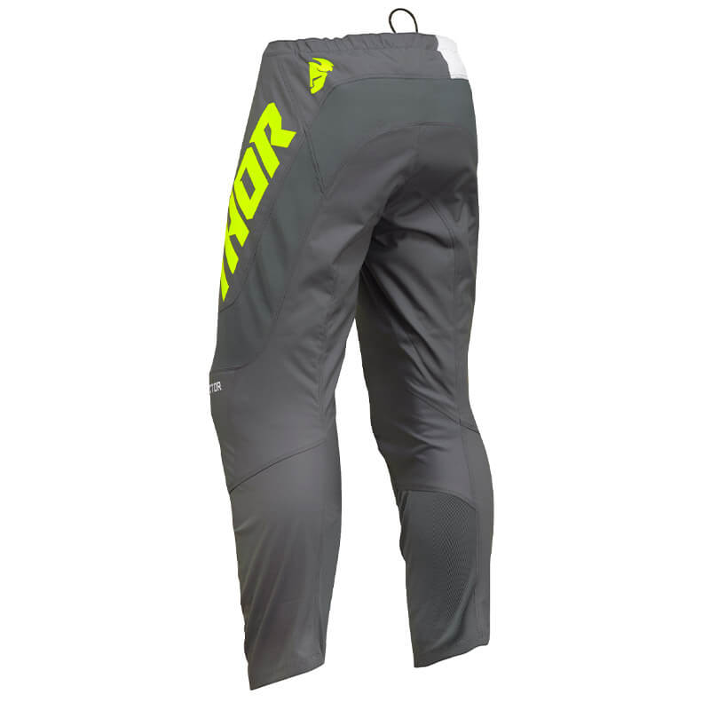 pantalon thor sector charcoal 2024 gris jaune moto