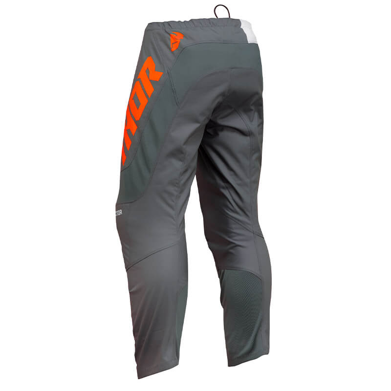 pantalon thor sector charcoal 2024 orange moto