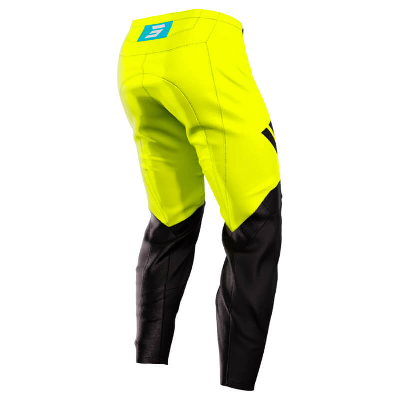 pantalon youth shot draw 2024 jaune fluo moto